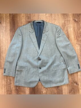 Jos. A. Bank Blazer 52R Herringbone Silk Camelhair Signature Collection Jacket